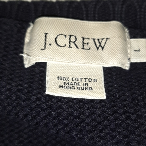 J. Crew cotton mens sweater - Picture 2 of 3